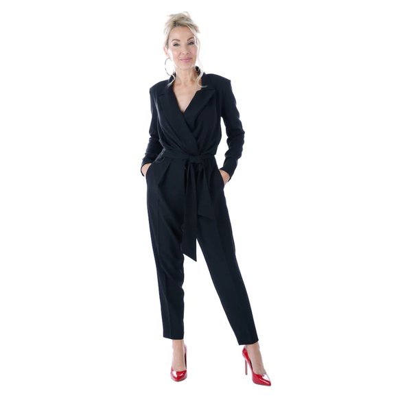 Brian Bailey Tuxedo jumpsuit size s - Picture 1 of 8